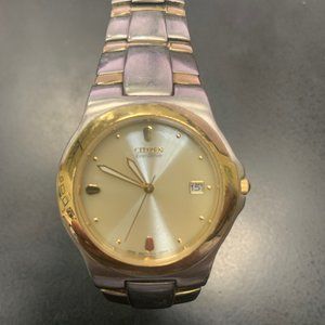 Mens two-tone Citizen EcoDrive Watch
